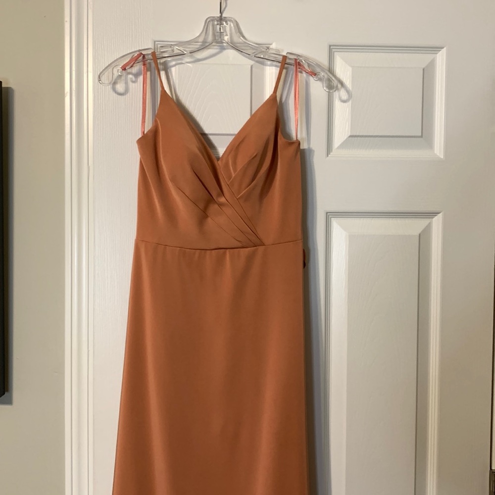 Allure Bridesmaid dress, style #1662, color = sunset, size = 6, never worn